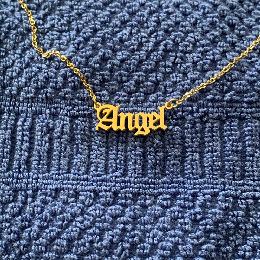 Gold Angel Necklace